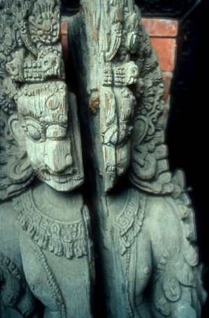 Split Temple Carving